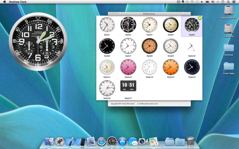 Desktop Clock For Mac